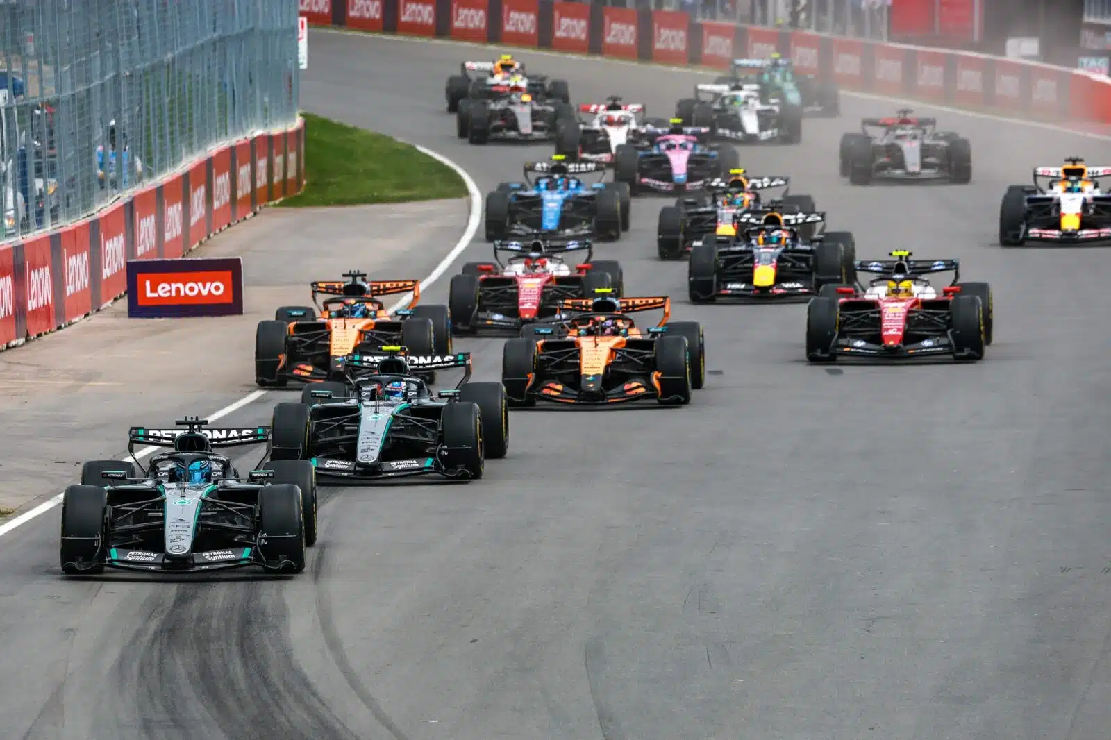 départ d'une course de F1