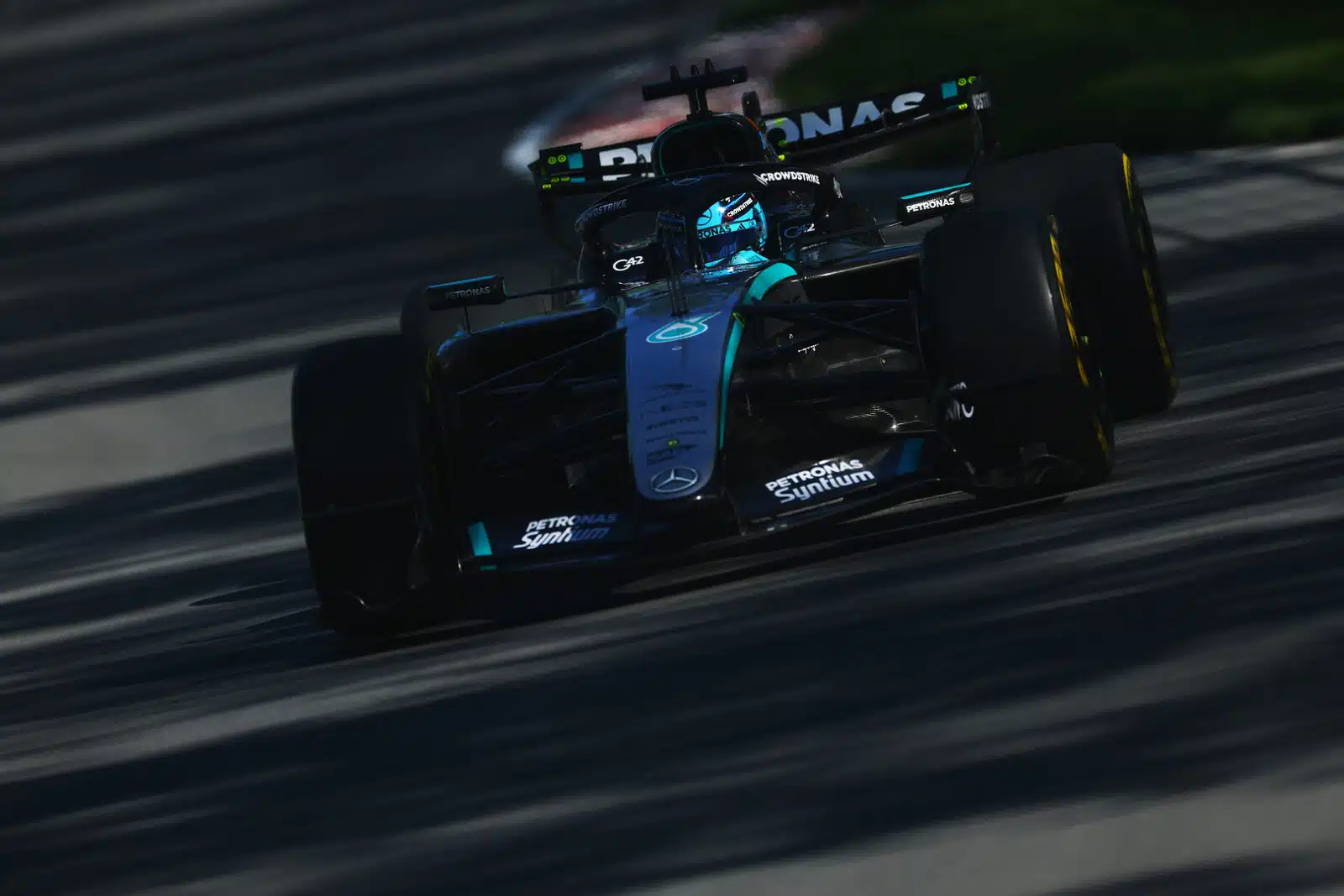 george russell en pole à montréal