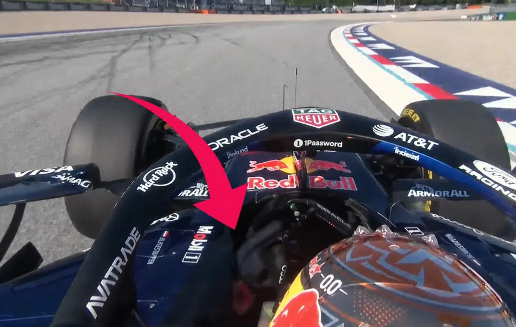 doigt d'honneur verstappen