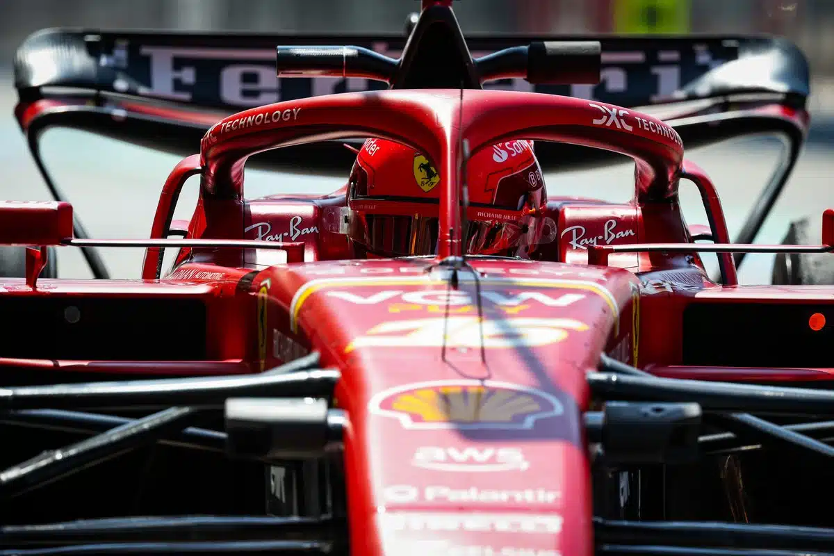 Ferrari a introduit une innovation originale sur la SF24 GG94cwnWMAA18qb