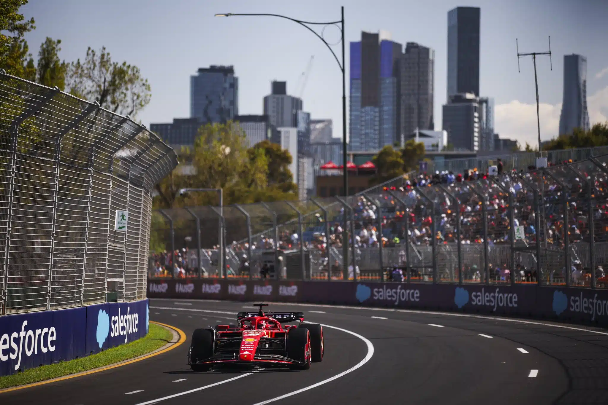 Leclerc réalise le meilleur temps de la deuxième séance d’essais du GP d’Australie de F1