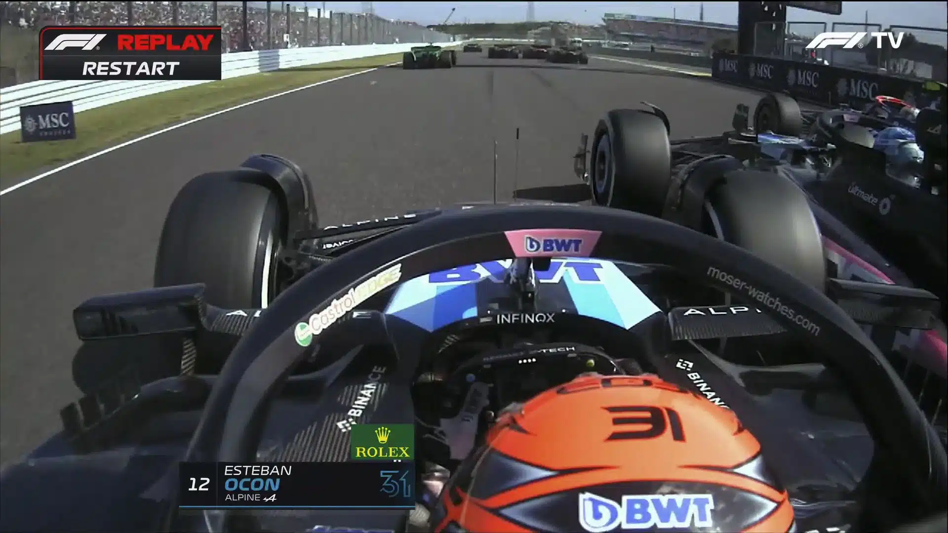 Ocon et Gasly se gênent au Grand Prix du Japon de F1 GKi9AjXWoAA1K6C