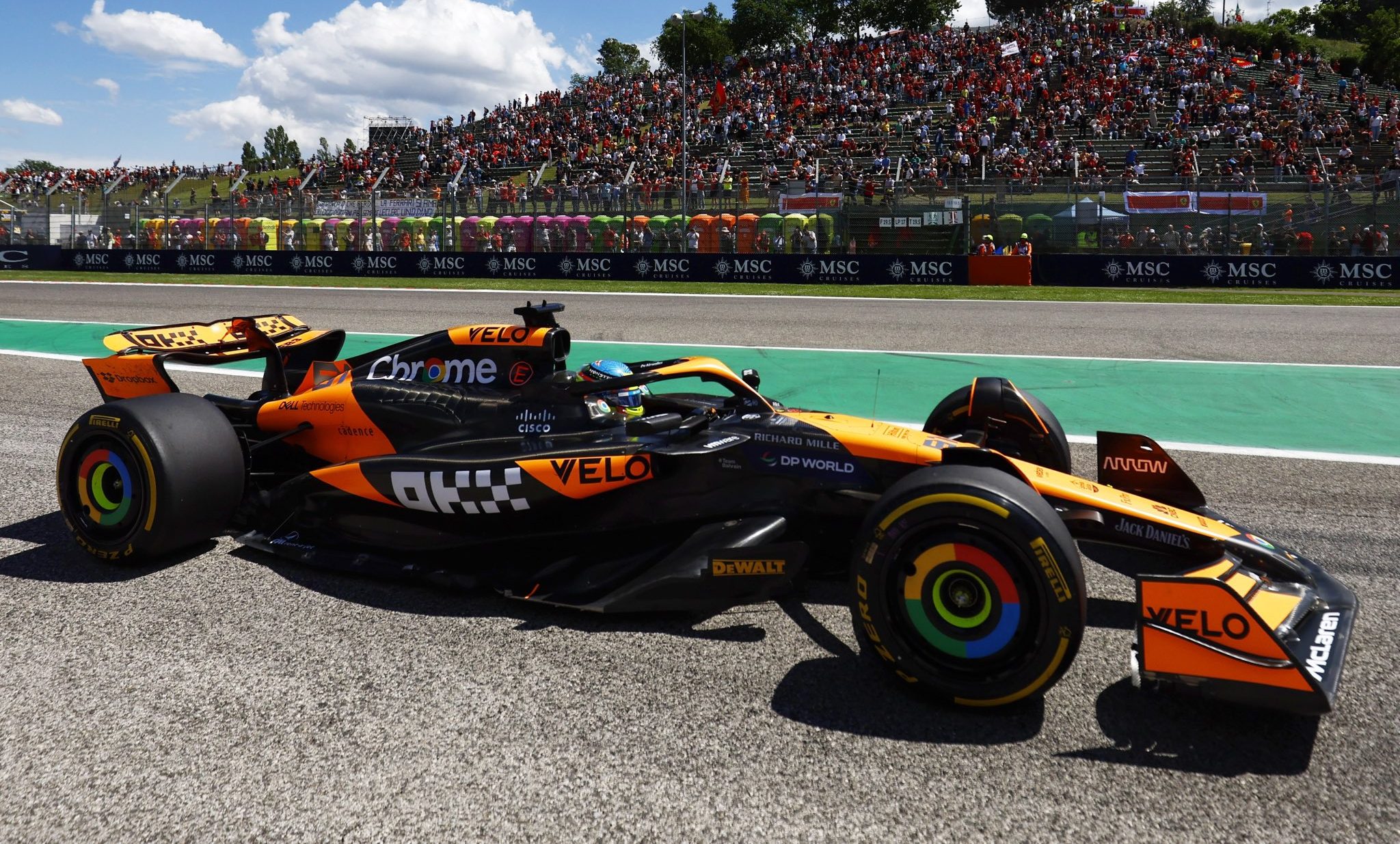 Piastri perd sa première ligne à Imola après une pénalité Piastri pénalisé Imola