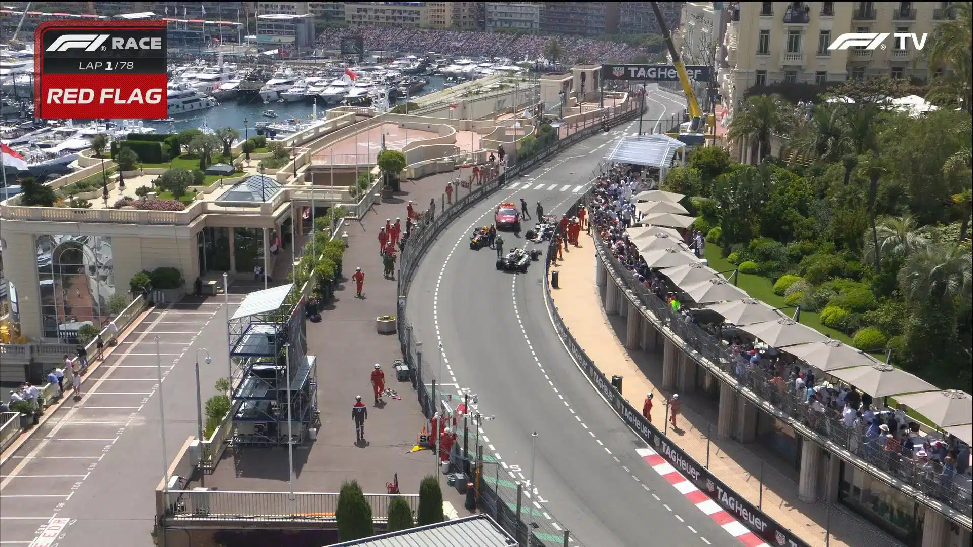 [VIDÉO] Terrible accident au départ du GP de Monaco de F1