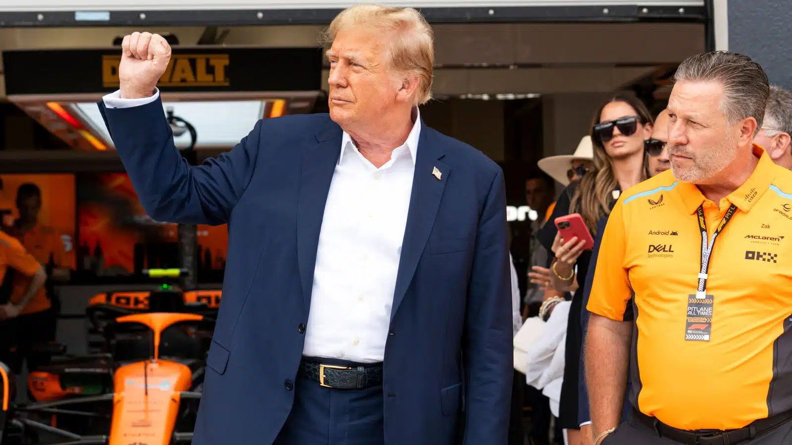 Donald Trump estime être le porte-bonheur de Lando Norris donald-trump-zak-brown_Mclaren