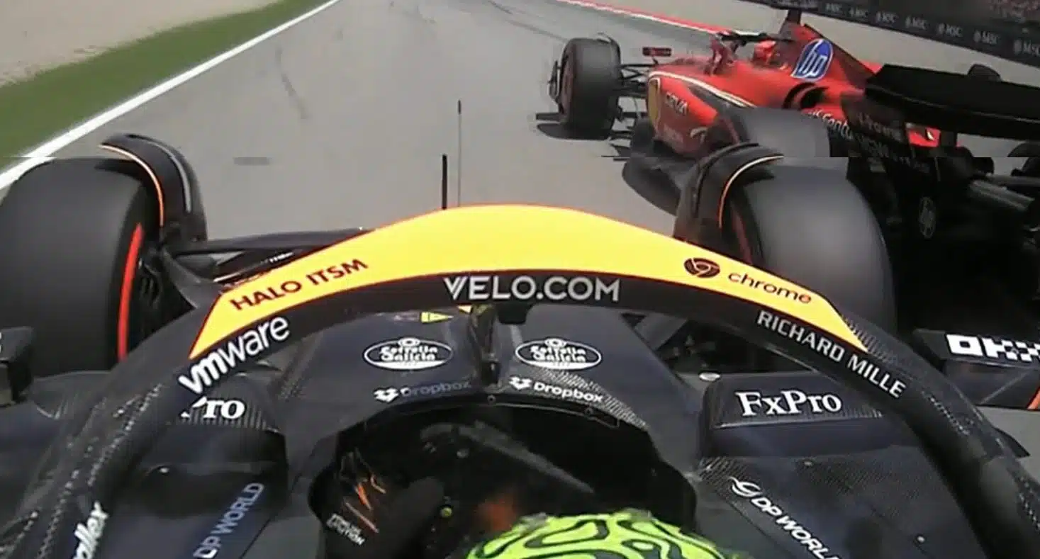 Norris choqué par la clémence de la FIA envers Leclerc norris leclerc espagne