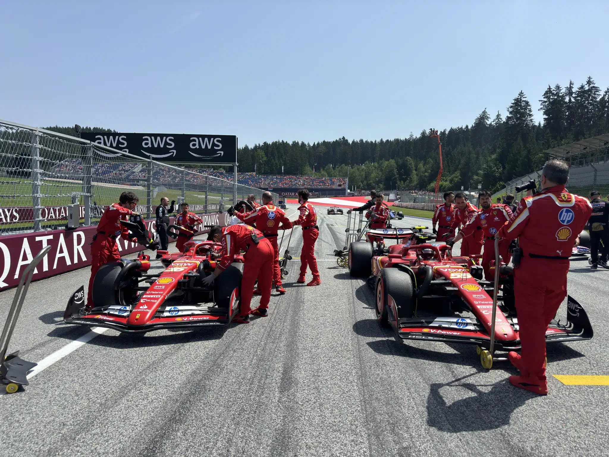 Nouveau problème de fiabilité sur les Ferrari en Autriche ferrari f1 sprint autriche