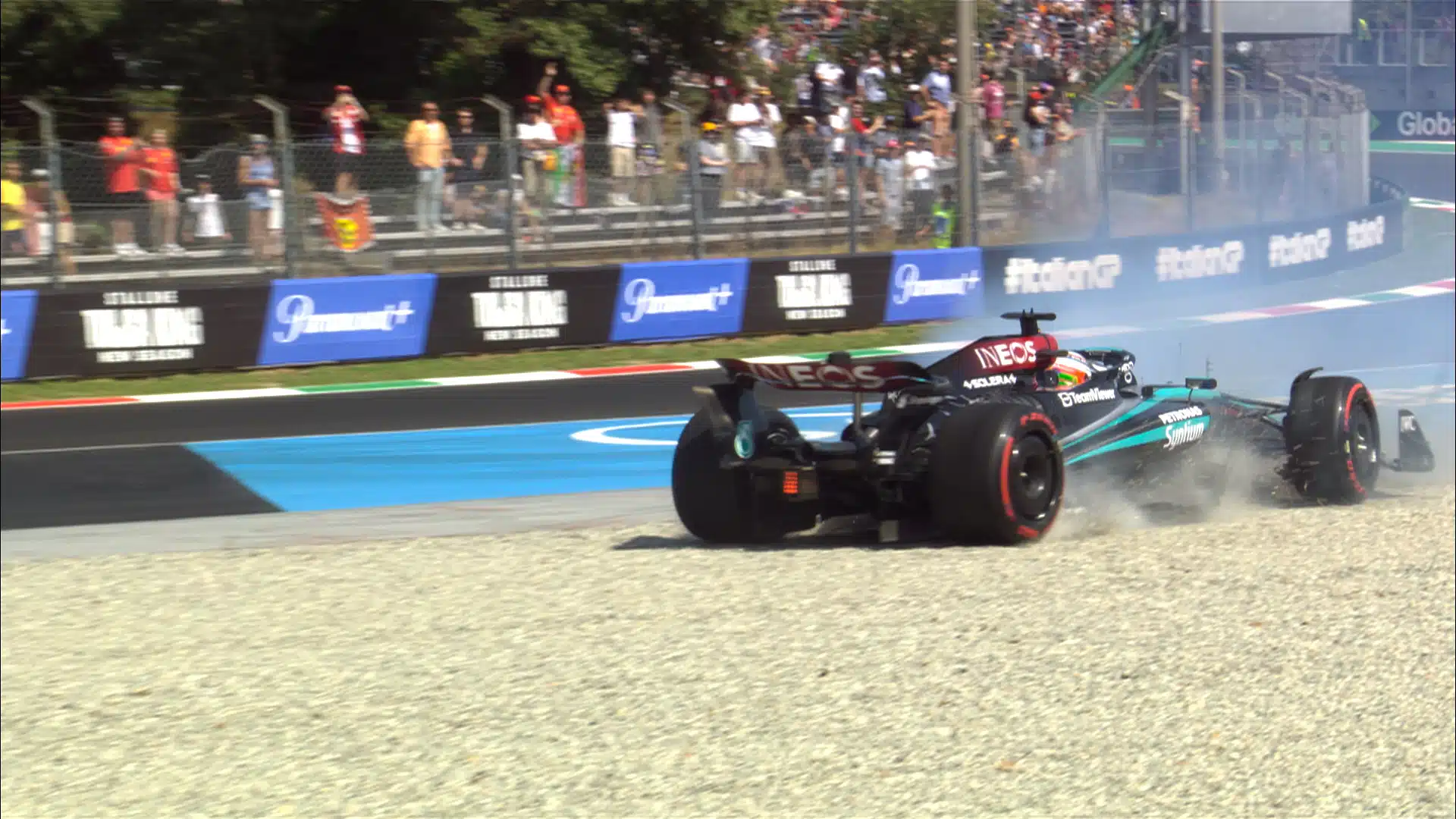 [VIDEO] Gros accident d’Antonelli lors des FP1 à Monza