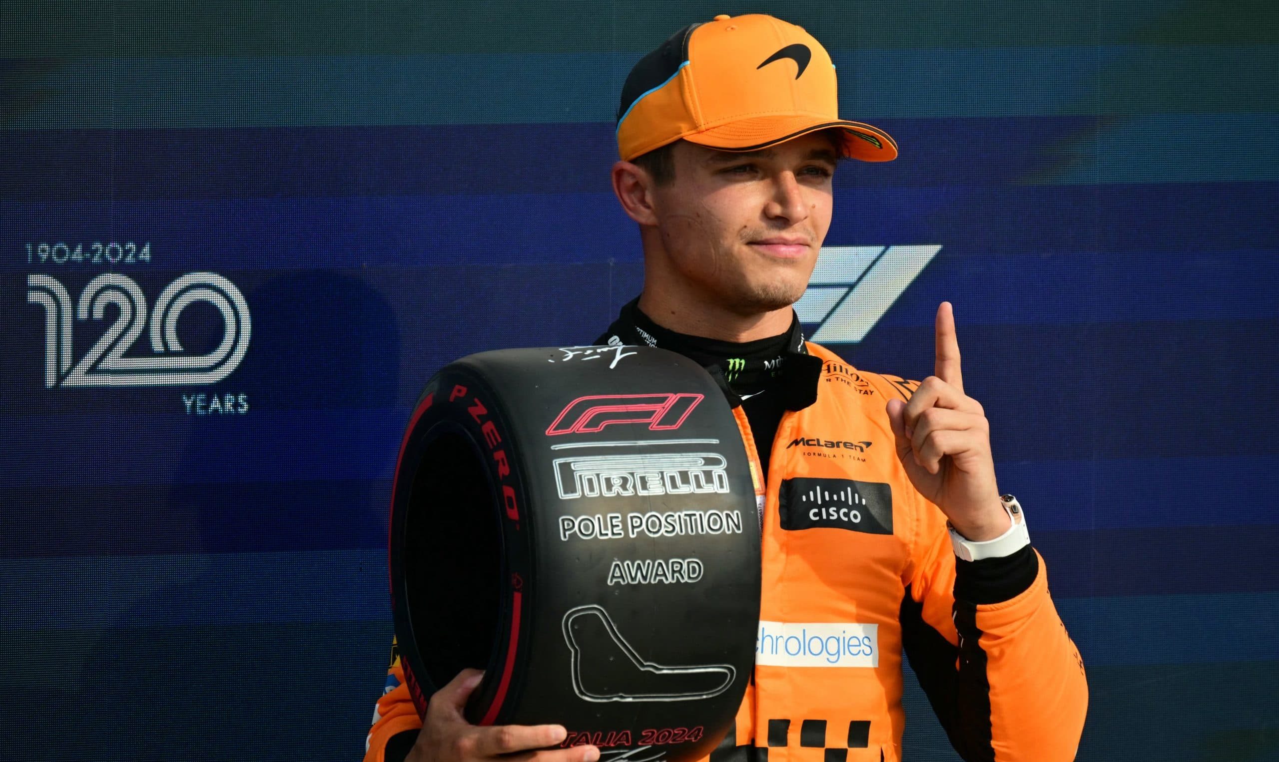 Grille de départ du Grand Prix d'Italie 2024 de Formule 1 norris monza