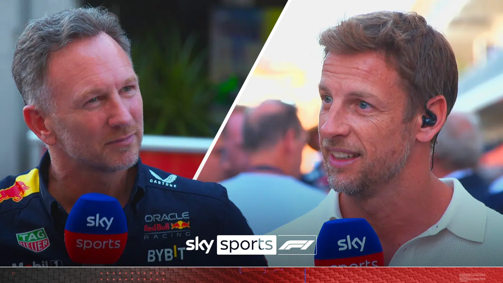 Button balance ses quatre vérités à la face d'Horner aux USA Button Horner Verstappen