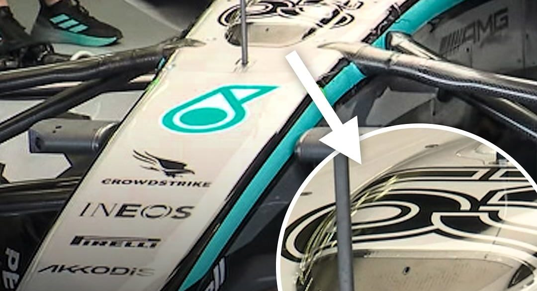 Mercedes n'aurait pas roulé avec la vraie W16 à Bahreïn 9a