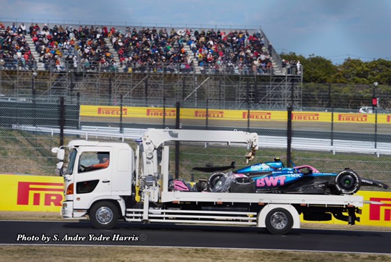 Cette vidéo inédite montre la violence du crash de Doohan Doohan remorqué après son accident à Suzuka