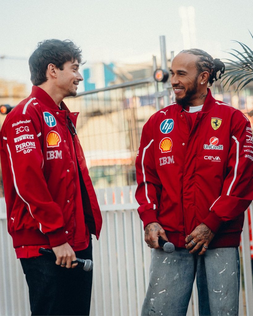 Hamilton Ferrari Leclerc