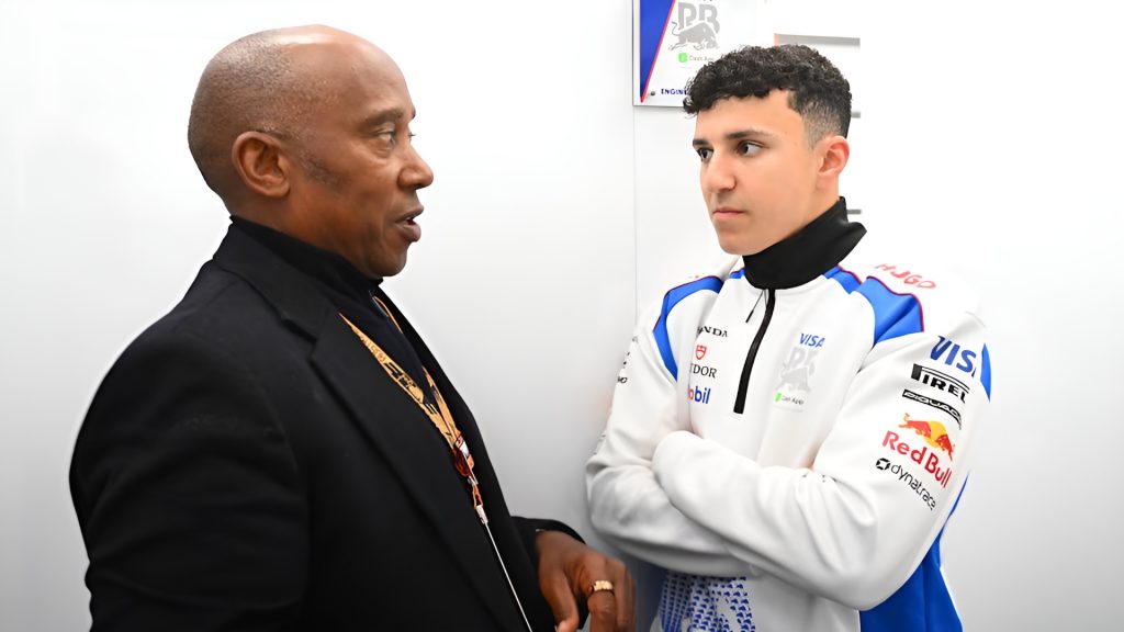 Isack Hadjar, Anthony Hamilton