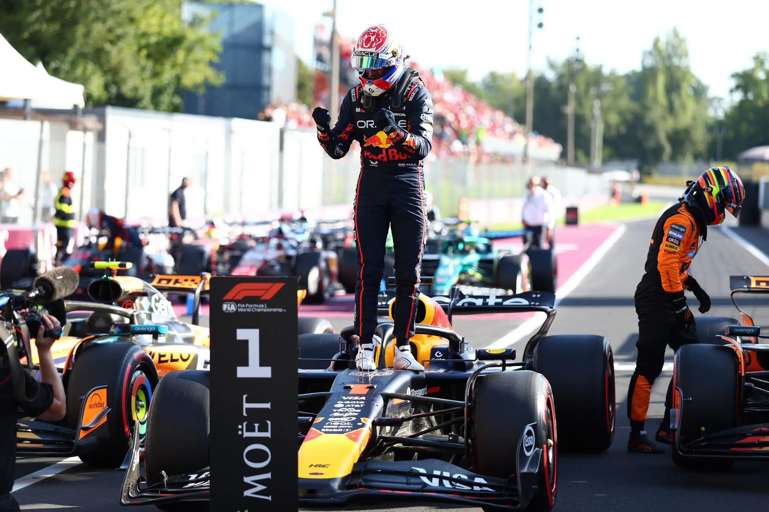 Grille de départ du GP d’Italie après application des pénalités