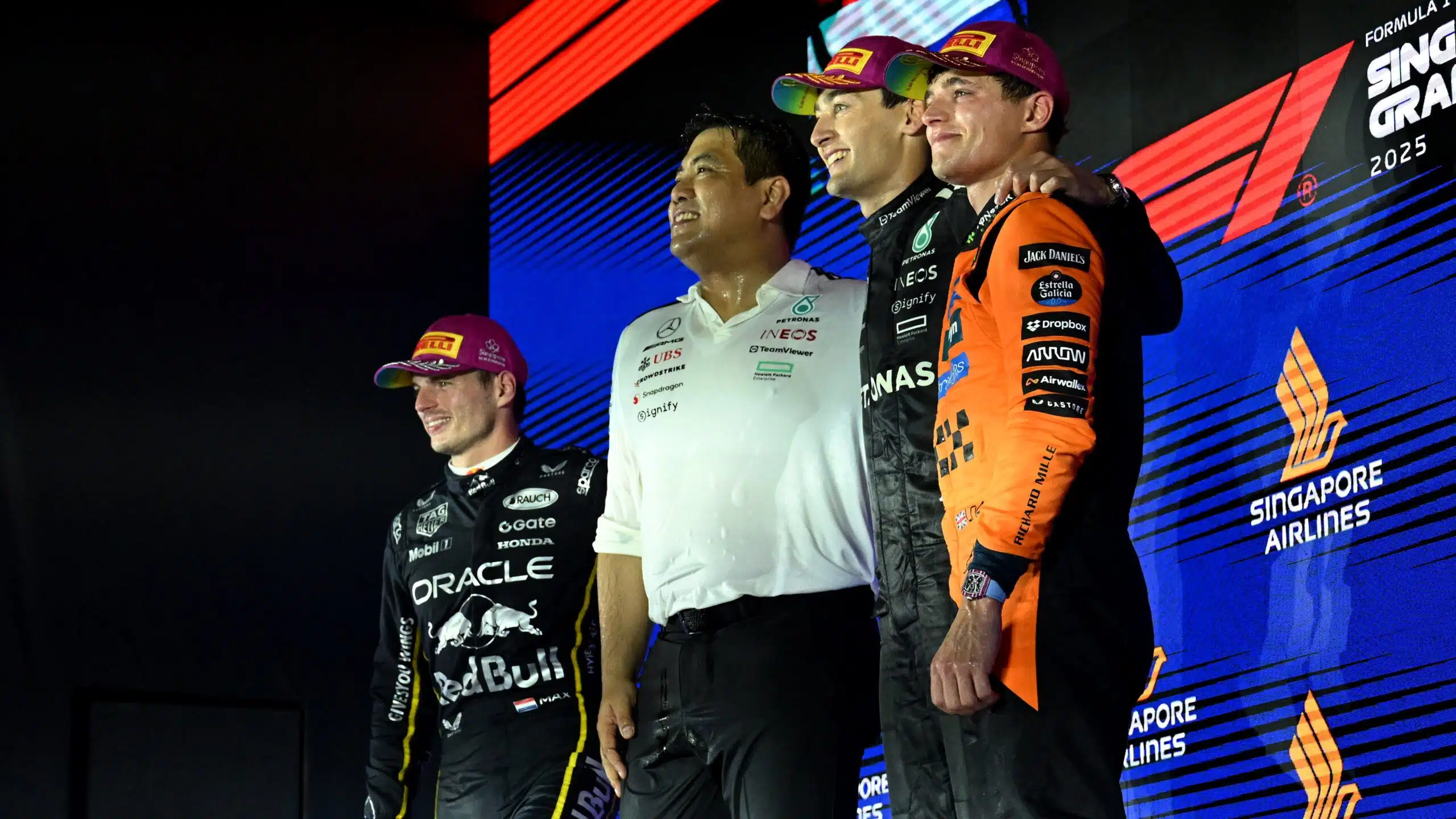 Les classements F1 après le GP de Singapour 2025