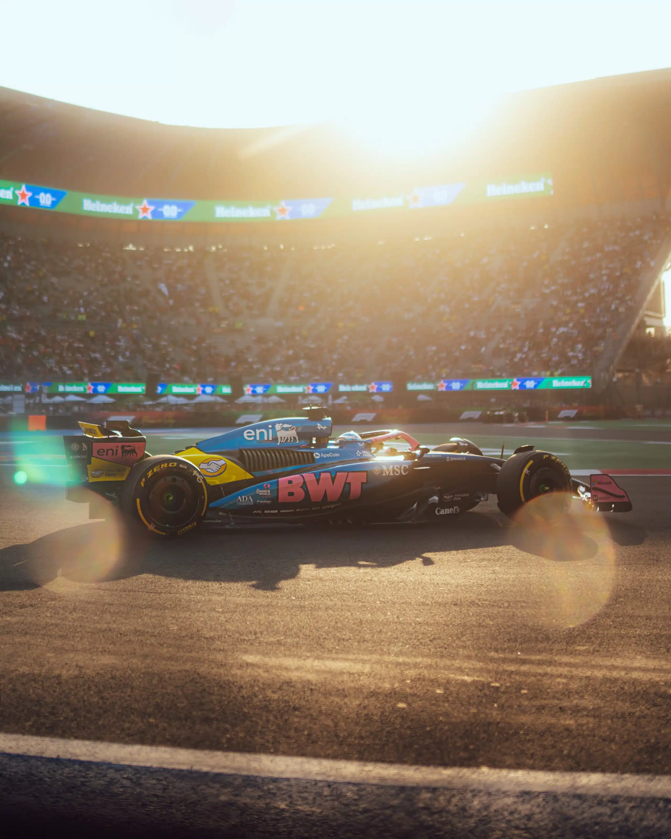 Où était Alpine F1 lors du Grand Prix du Mexique ?