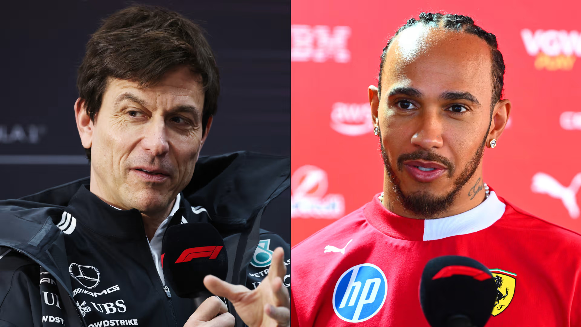 Hamilton et Wolff se parlent à l'abri des regards indiscrets wolff-hamilton-comp-2025-3