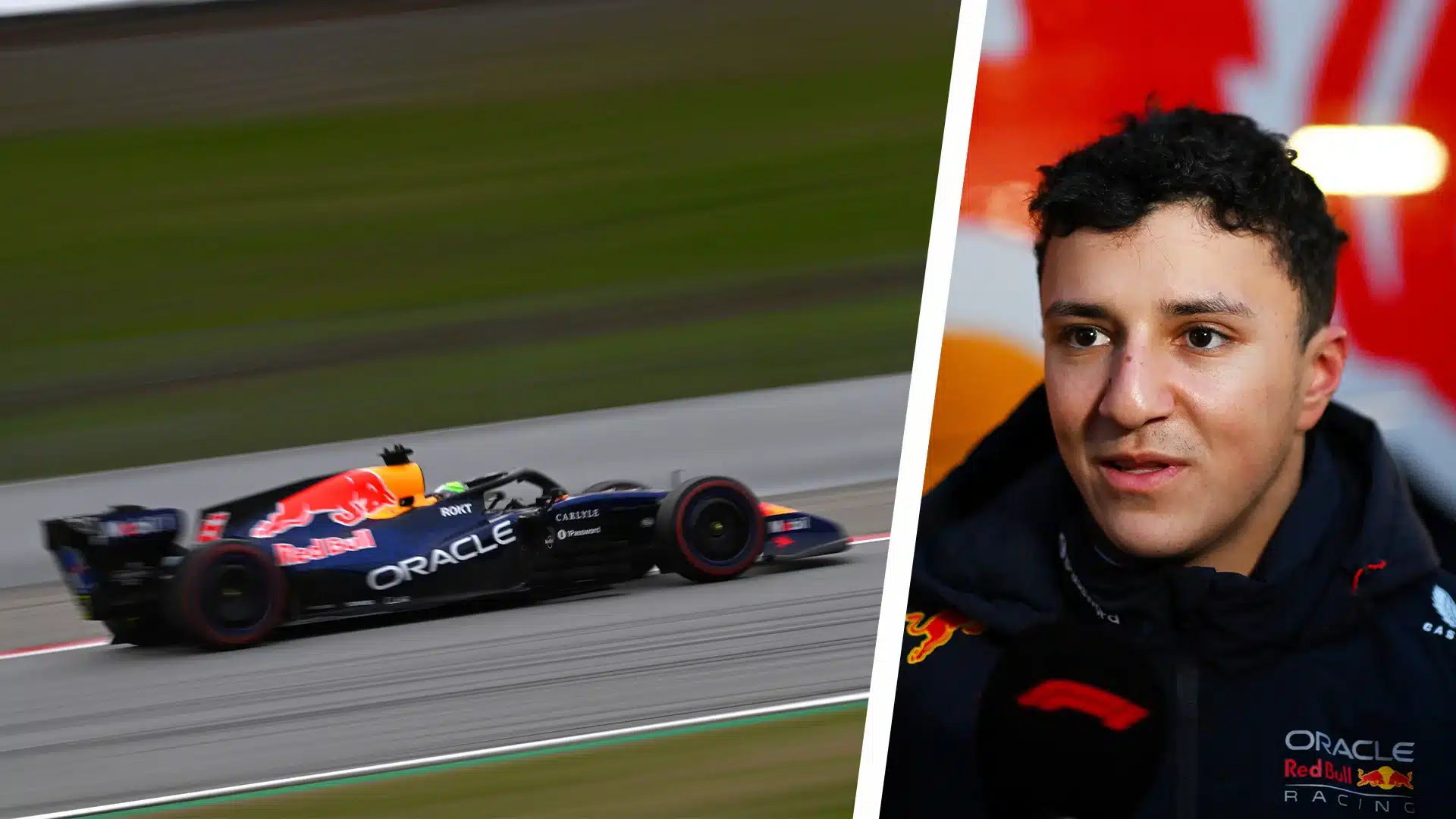 On a retrouvé la vidéo du crash d'Hadjar à Barcelone redbull_hadjar