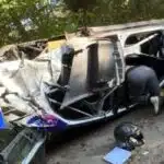 Jos Verstappen détruit sa voiture de Rallye en Wallonie 1_Jos-Verstappens-wrecked-car
