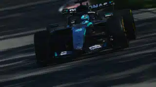 george russell en pole à montréal