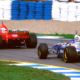 villeneuve et schumacher 1997 à Jerez